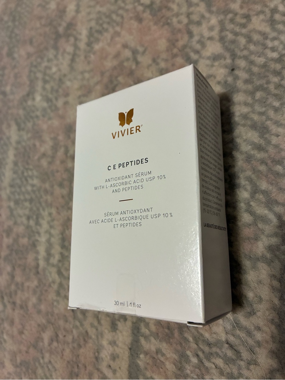 Brand New VIVIER C E Peptides Antioxidant Serum